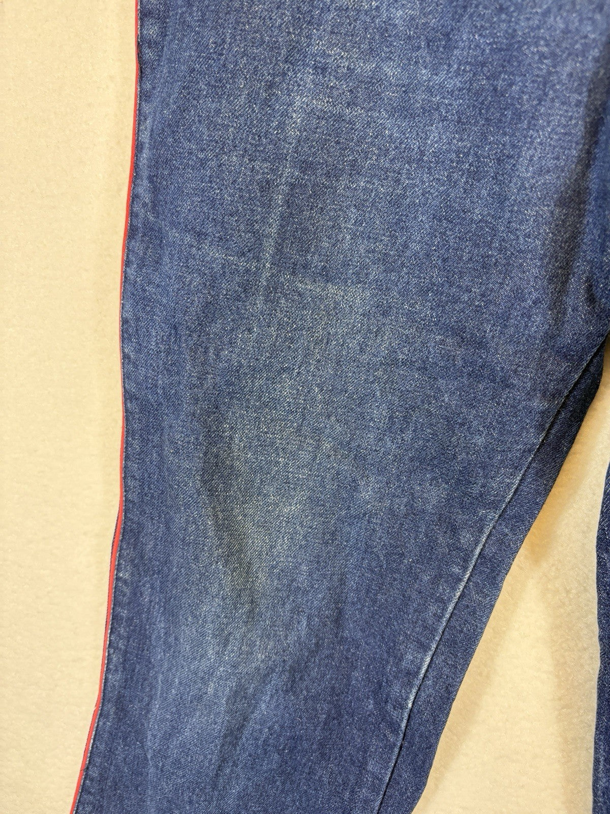 Gloria Vanderbilt Murjani High Rise Tapered Legs Indigo Jeans Womens Size 16