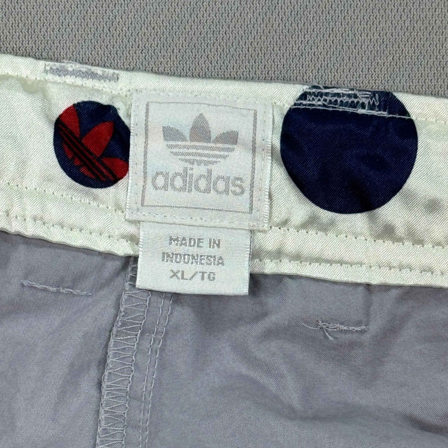 Vintage Adidas High Ribbed Cuffs Pants mens XL Cargo Pockets Y2K