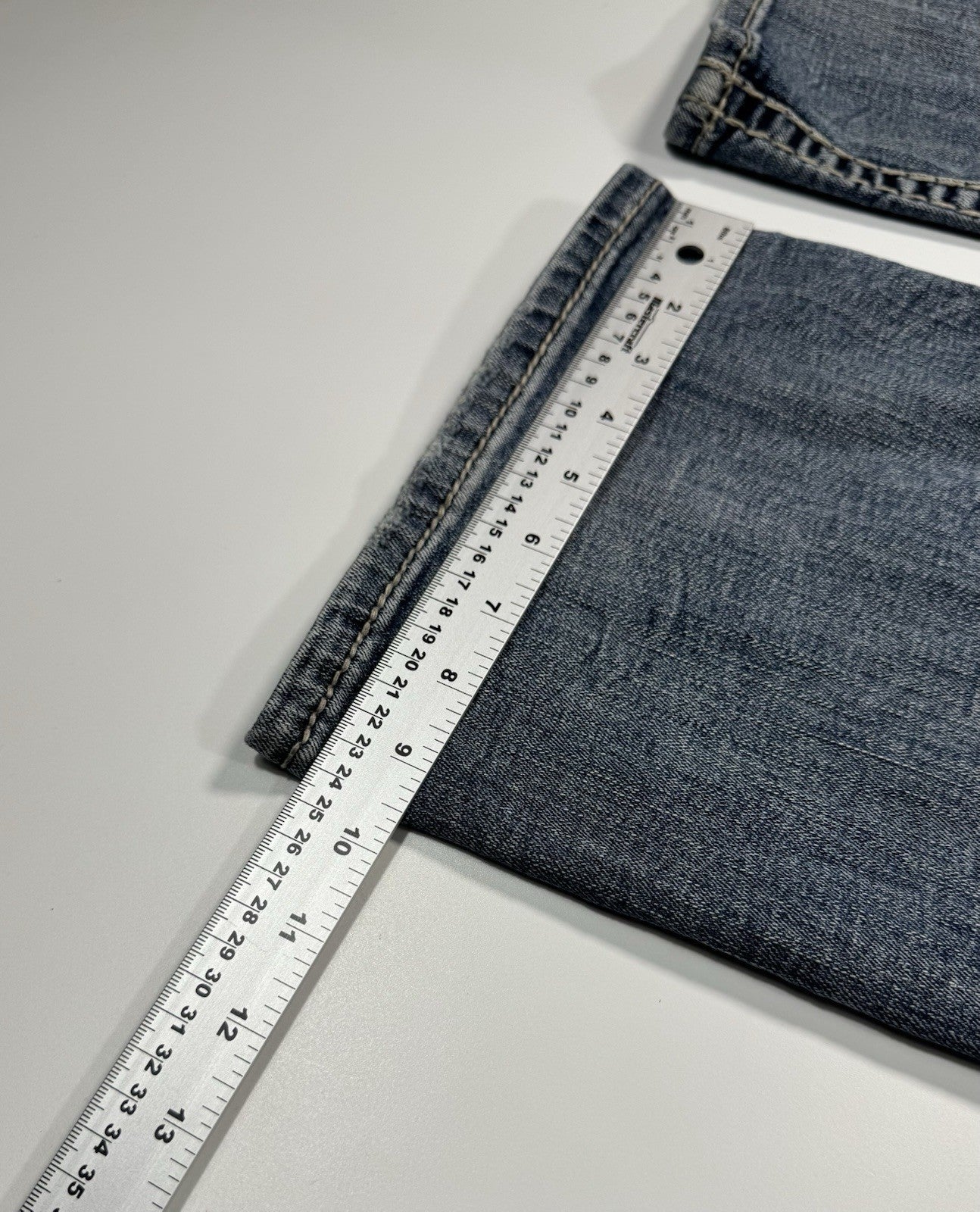 Silver Jeans Gordie Loose Fit Straight Leg Mens 38x32 Blue Relaxed