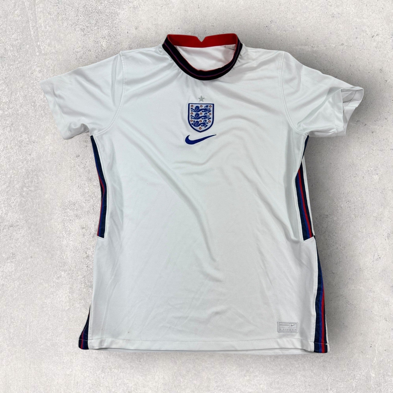 England National Football Team Jersey Home Shirt Nike Dri Fit Youth Large