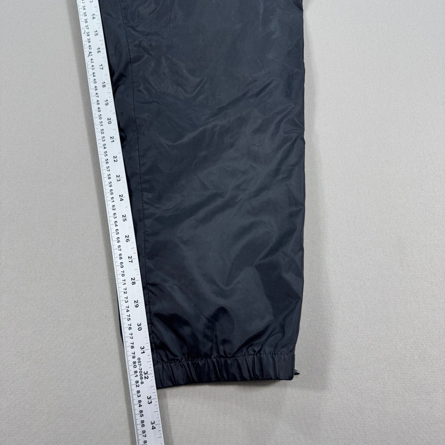 Vintage Adidas Track Pants Men's XL Black Zipped Ankle Windbreaker Y2K 2001