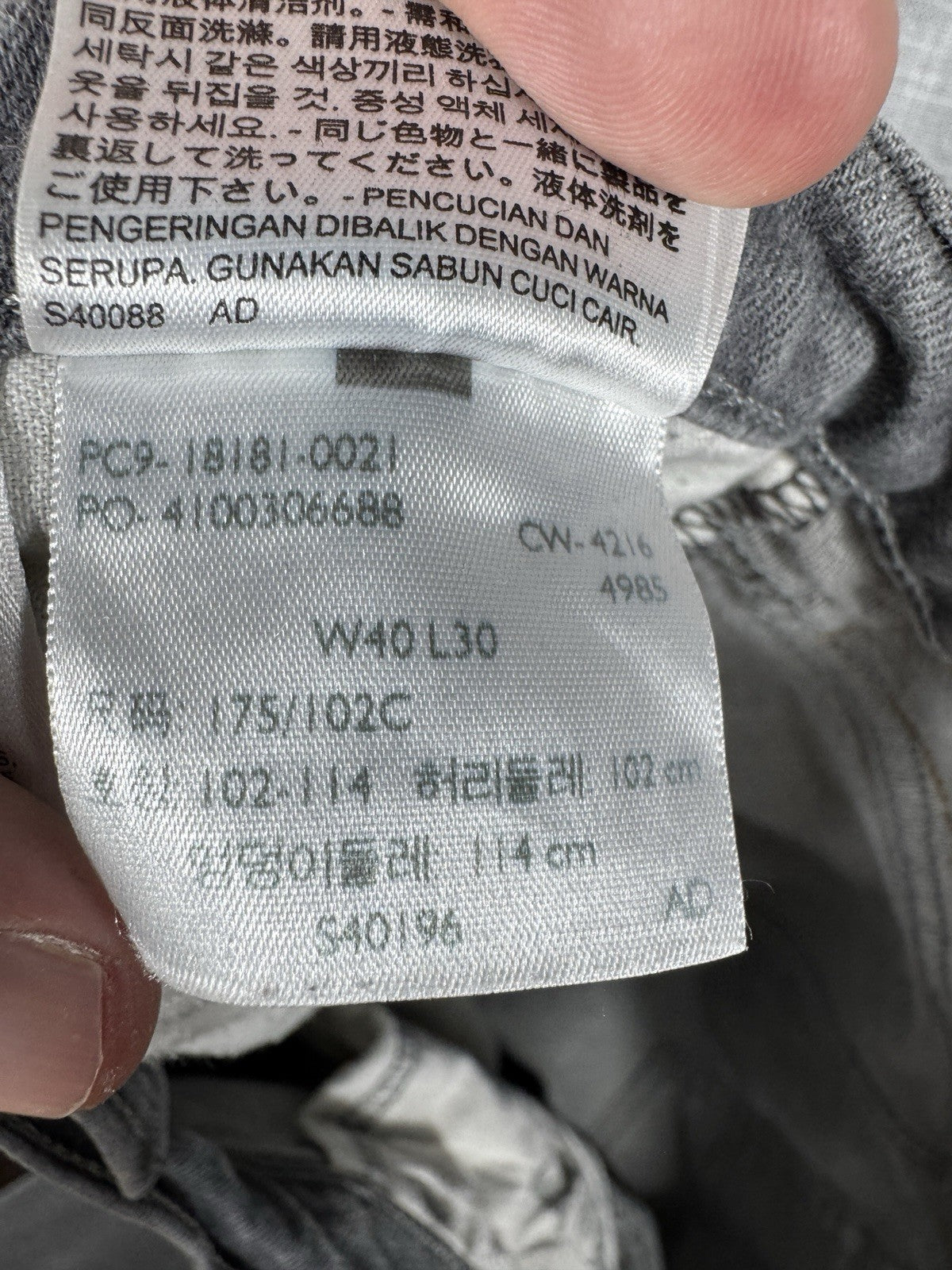 Levi Strauss 541 Black Jeans Made in Egypt Mens Size 40x30