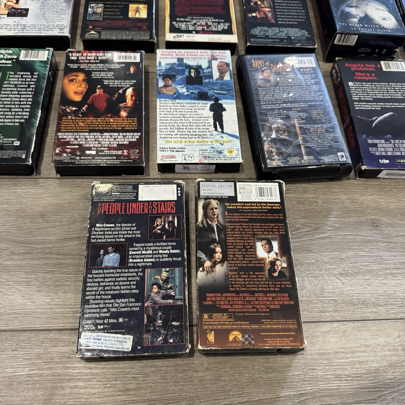 Horror VHS classics Lot Of 30 With Many Grails - Boarding House Jason And More
