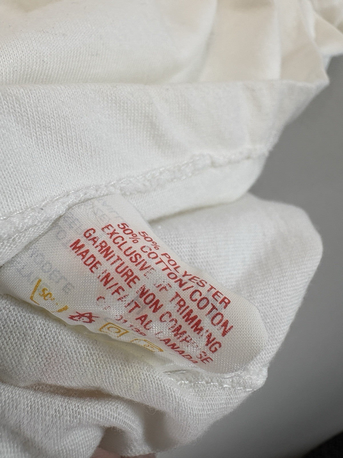 Vintage Garfield Virgo Jim Davis White Graphic Shirt Womens Medium Made in USA