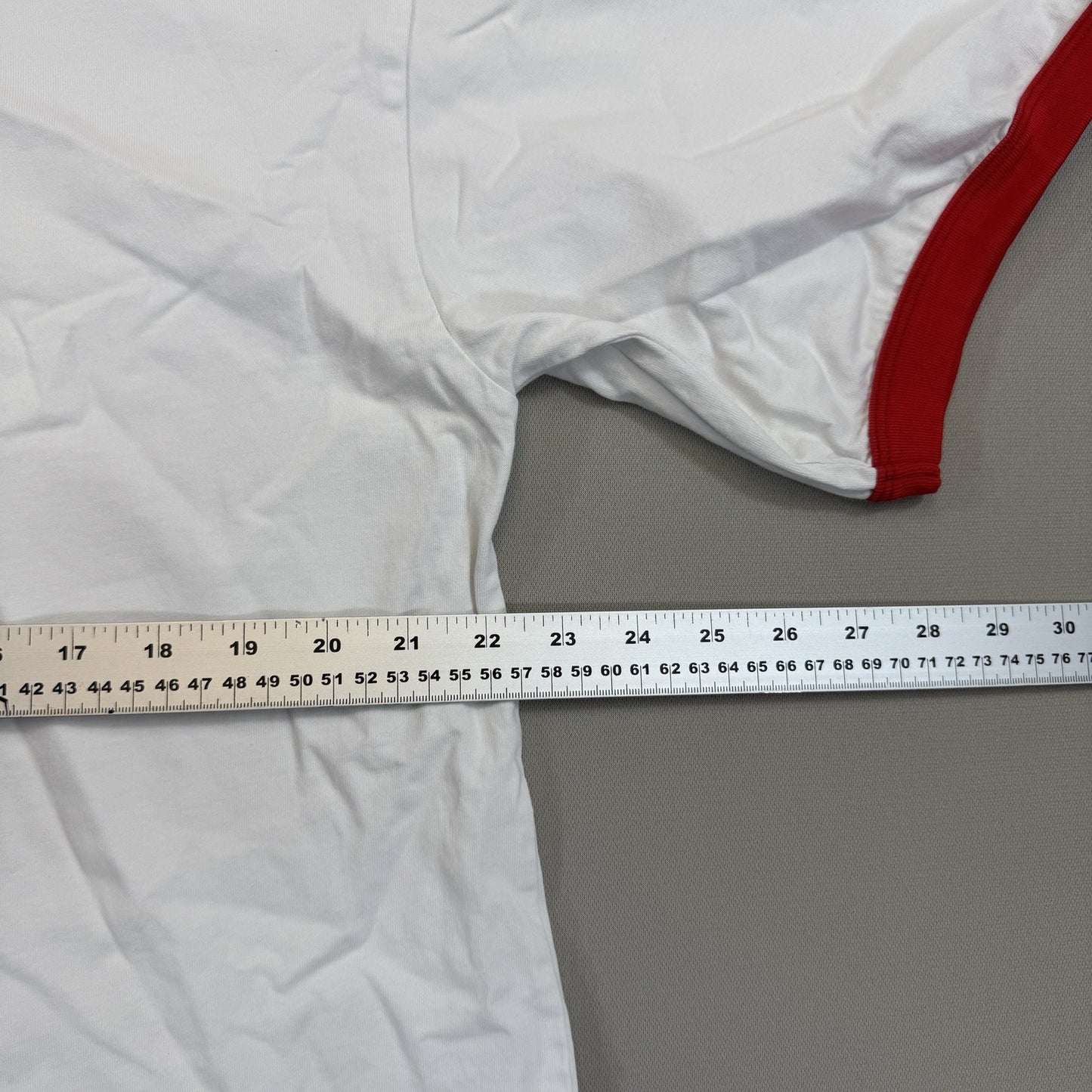 Drew House Secret SS Ringer Tee mens Oversized White Red Shirt Justin Bieber