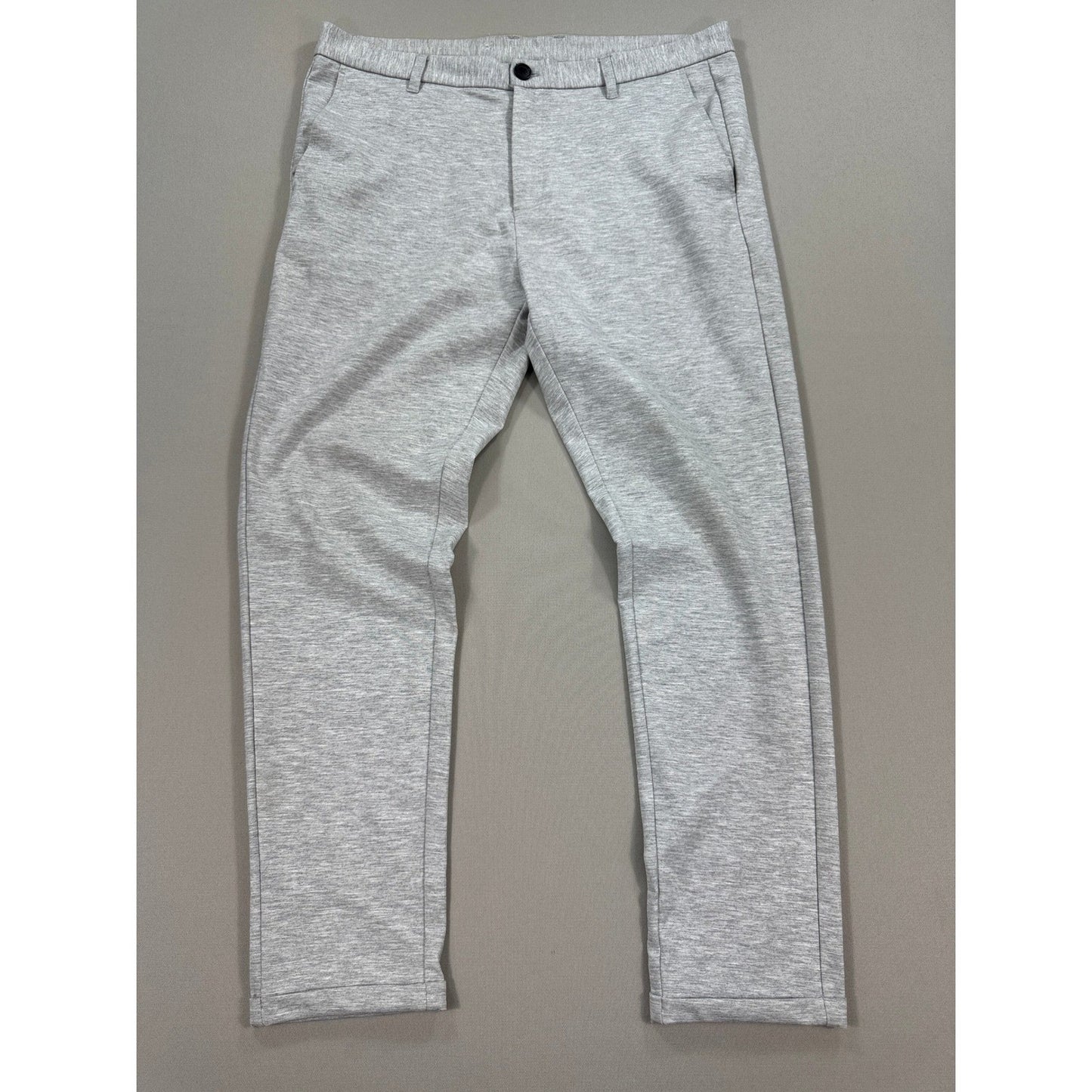 Lindbergh Superflex Dress Pants Mens 2XL Gray Slim Fit Performance Chino Stretch