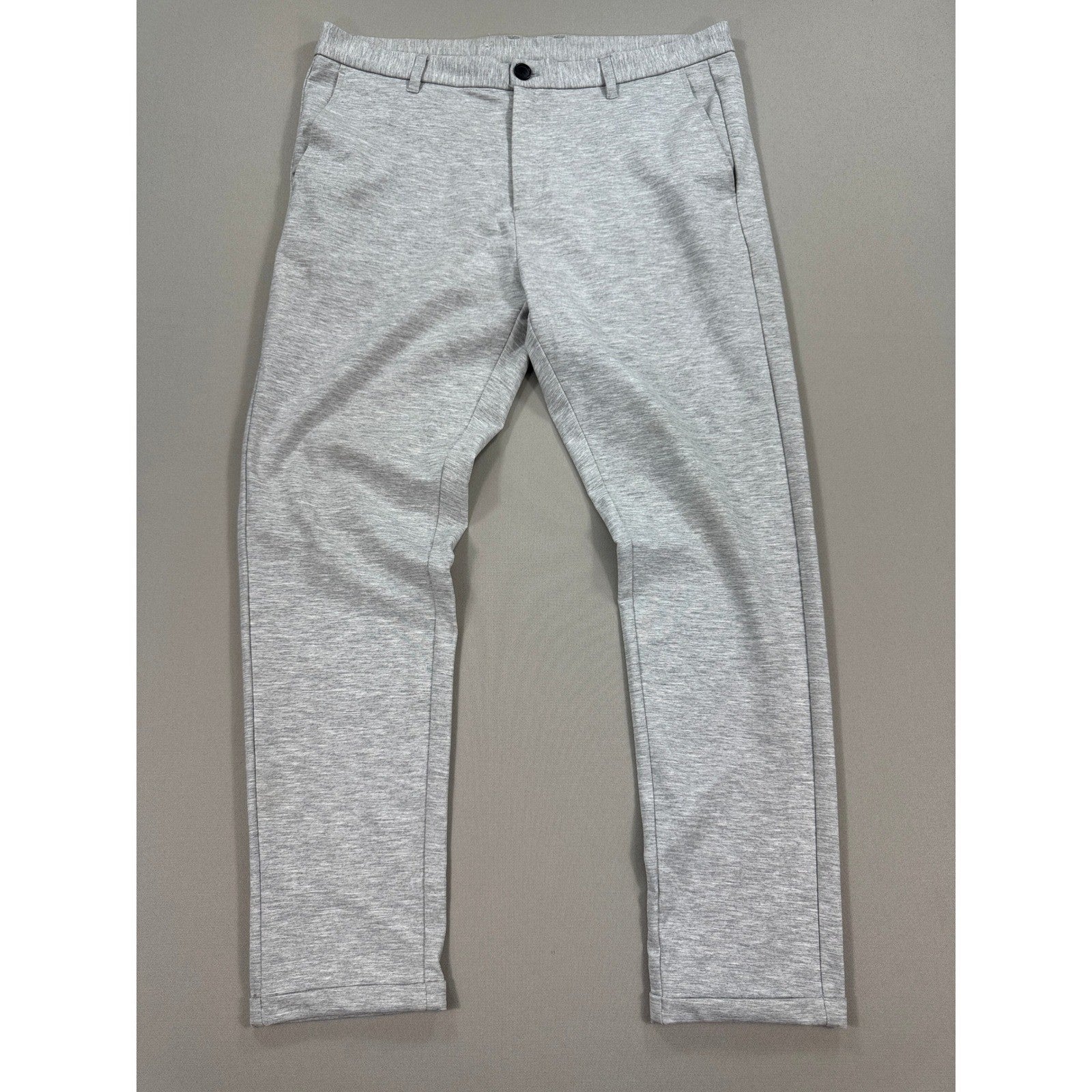 Lindbergh Superflex Dress Pants Mens 2XL Gray Slim Fit Performance Chino Stretch