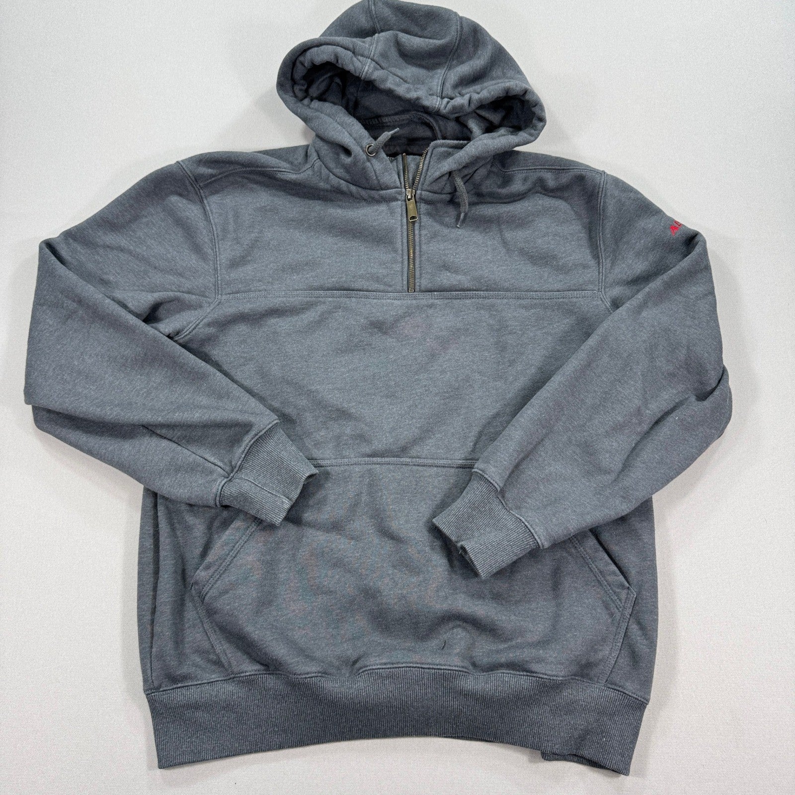 Carhartt Rain Defender Hoodie Loose Fit Quarter Zip Fleece Lined mens L ts0617