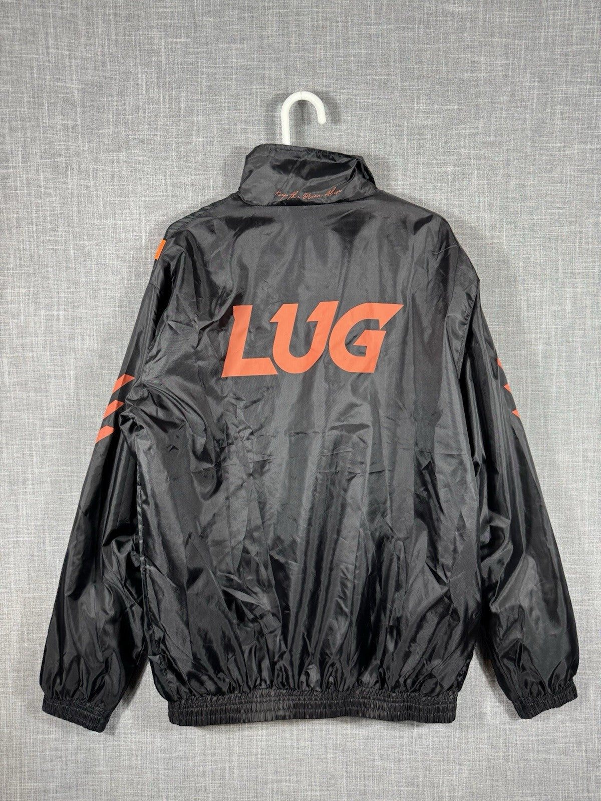 Lug Full Zip Size XL Black Windbreaker Jacket New