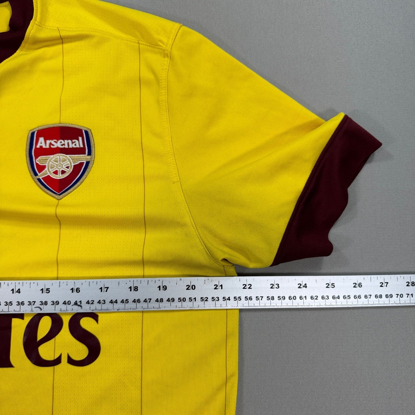 Arsenal 2010 2012 Nike Nasri #8 Soccer Jersey Fly Emirates Shirt mens Large