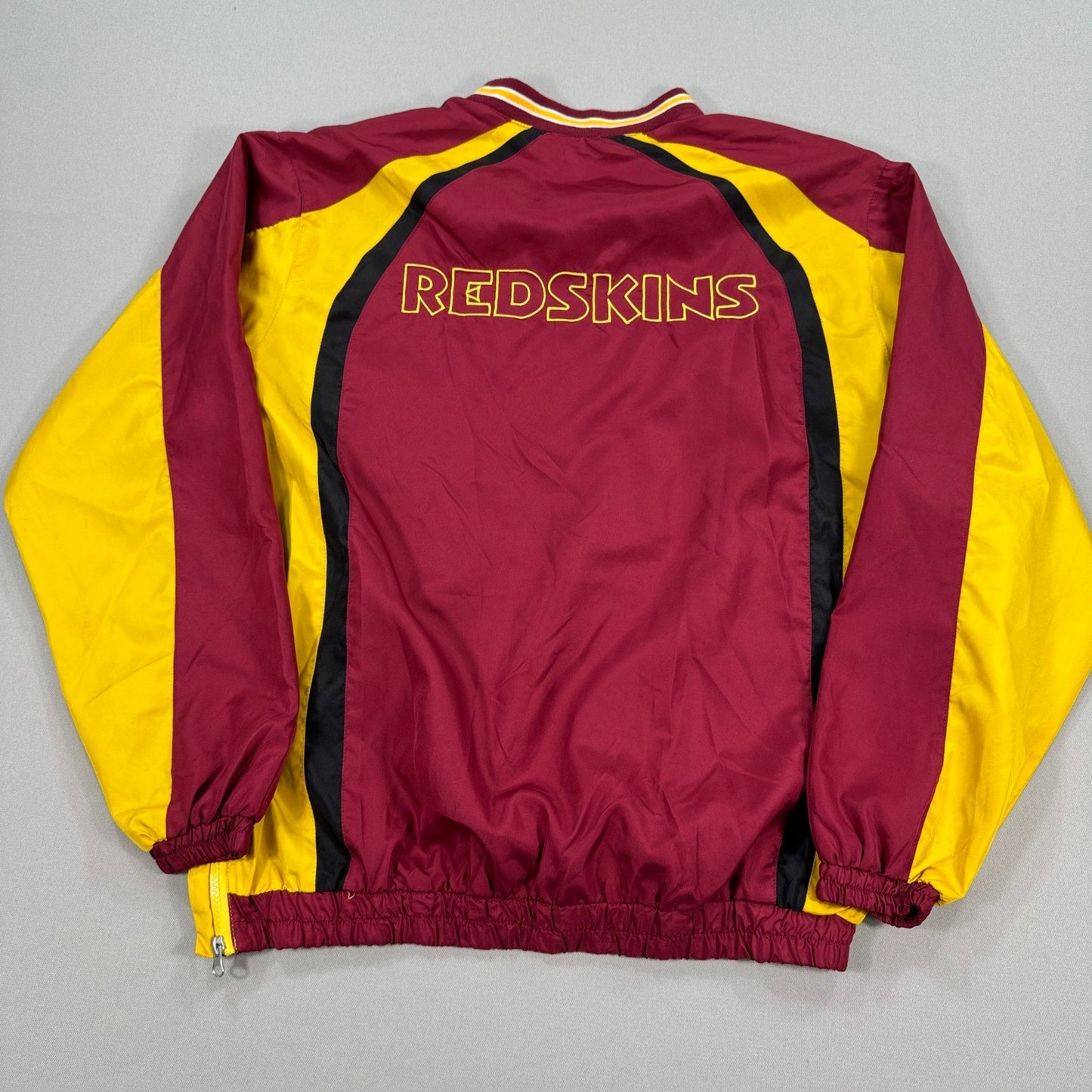 Vintage NFL Washington Redskins Jacket Mens Medium Outline Spellout Pullover