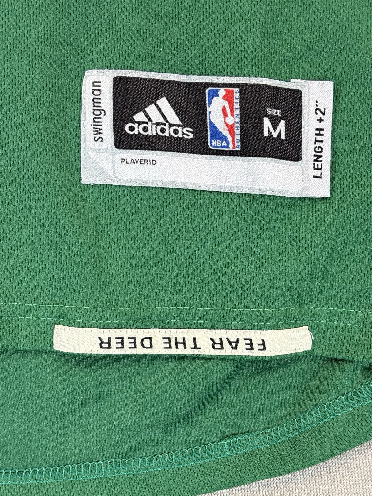 Adidas Milwaukee Jabari Parker #12 Swingman Jersey mens Medium Green +2 Length