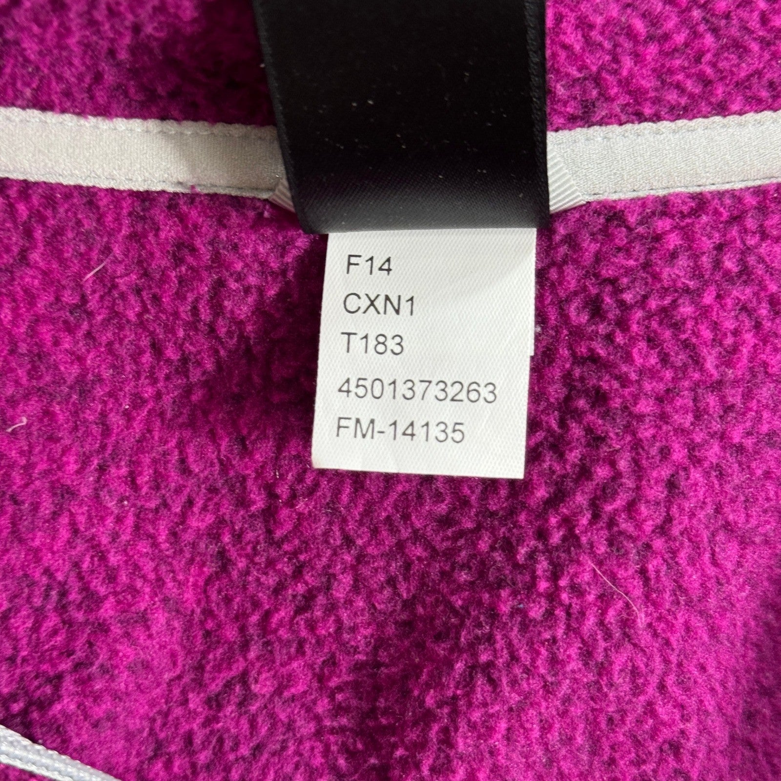 The North Face Pullover Hoodie Half Zip Womens Medium Purple Zipped Pockets