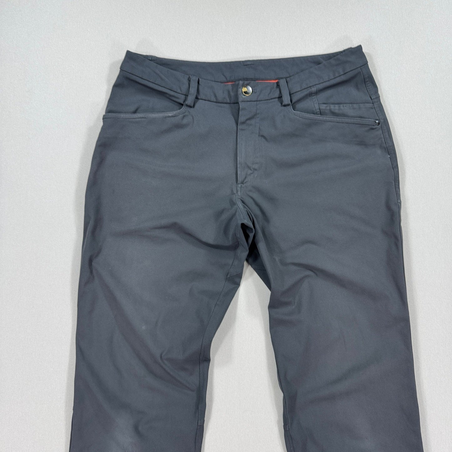 Lululemon ABC Pants Classic-Fit 5 Pocket Mens 32x32 Black Lightweight Warpstreme