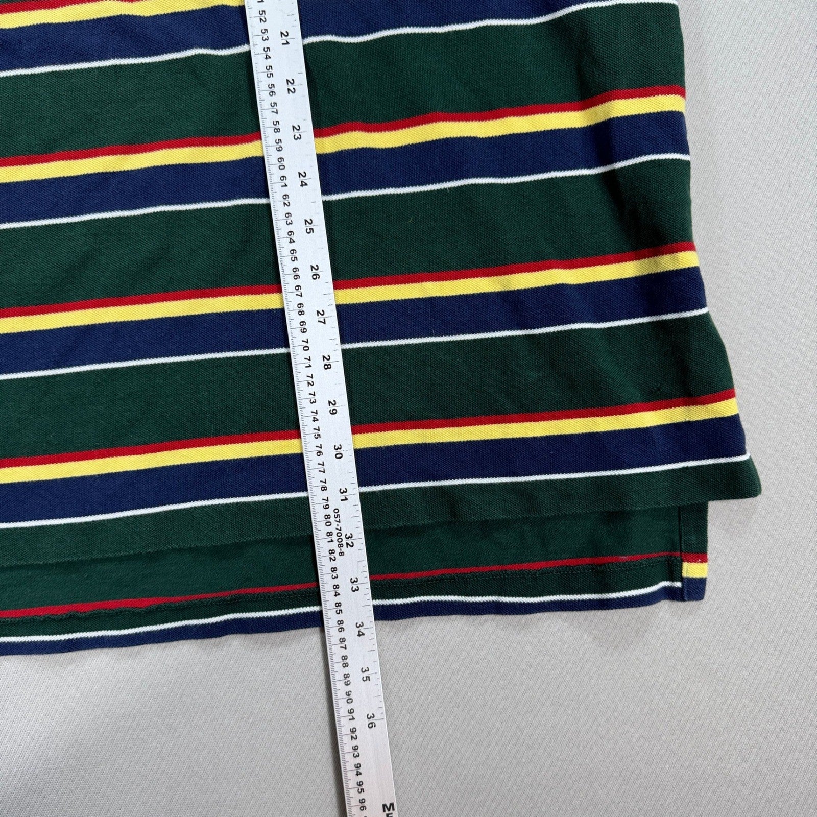 Polo by Ralph Lauren Polo Golf Shirt mens Size 3XLT Green Stripe Short Sleeve