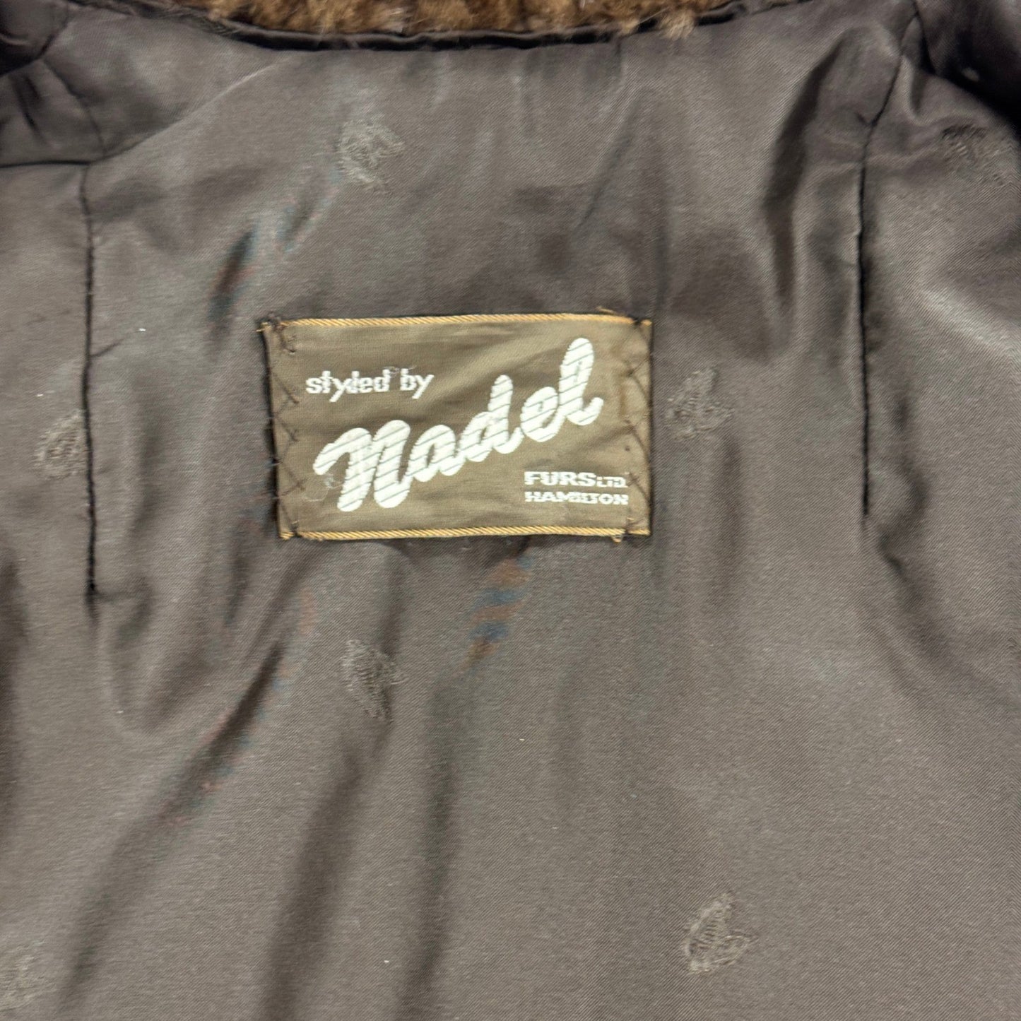 Beautiful Nadel Hamilton Furs Full Length Mink Fur Coat Womens Lined