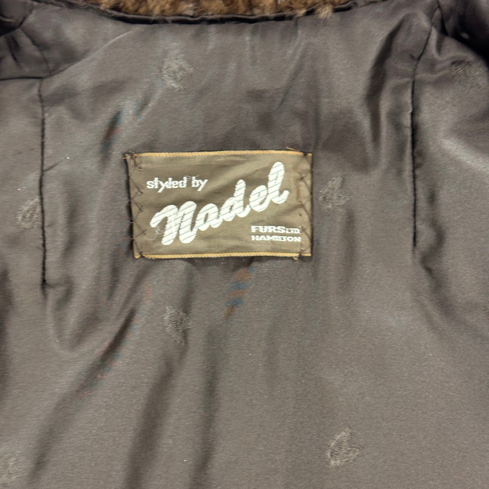 Beautiful Nadel Hamilton Furs Full Length Mink Fur Coat Womens Lined