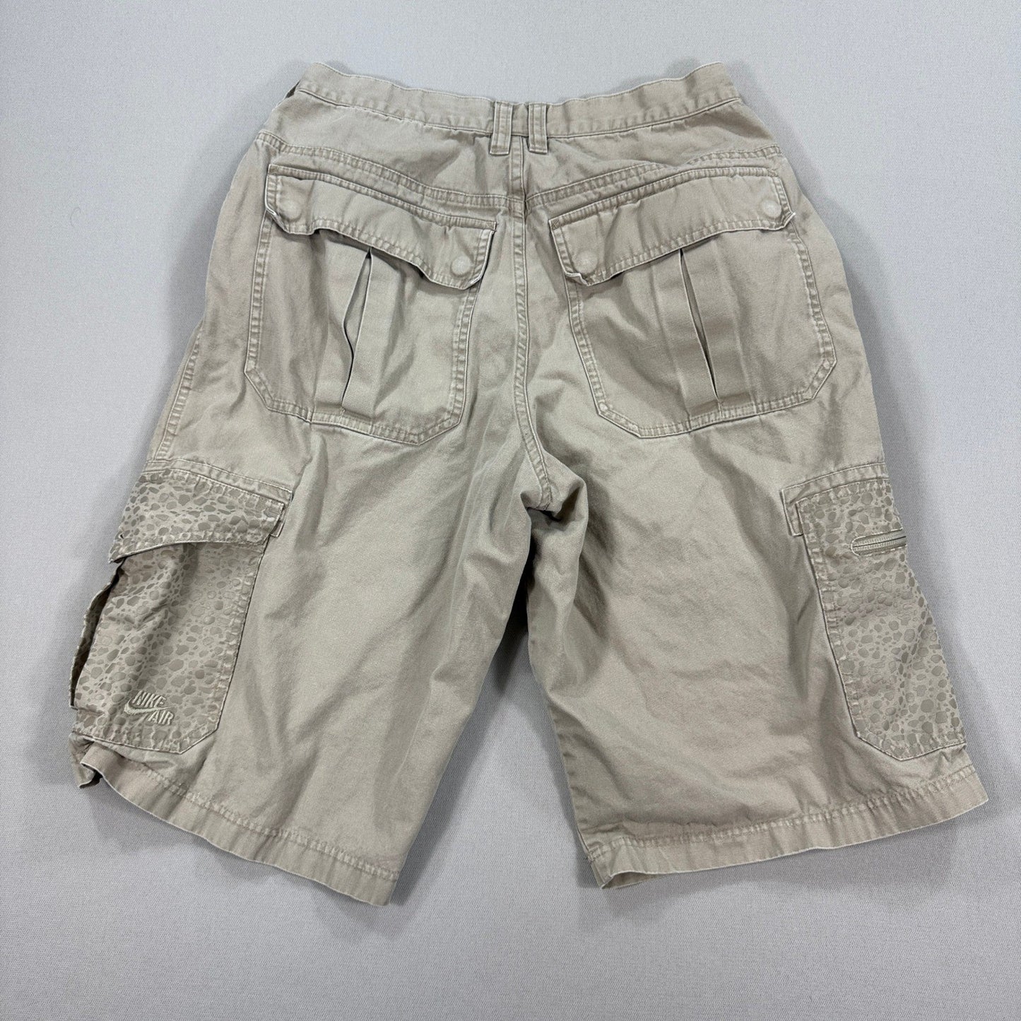 Vintage Nike Cargo Shorts Sz 30 Sportswear Safari Camo Y2K 2000s