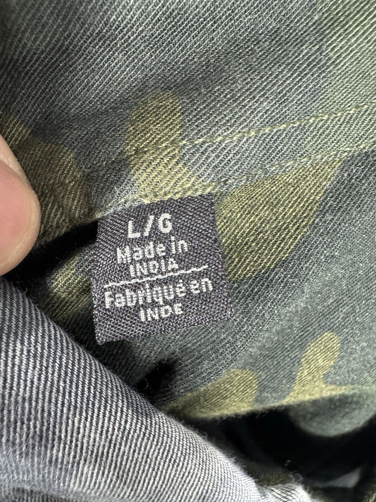 BUFFALO DAVID BITTON Camo Shirt Long Sleeve Sz Large Button Up New Msrp $99