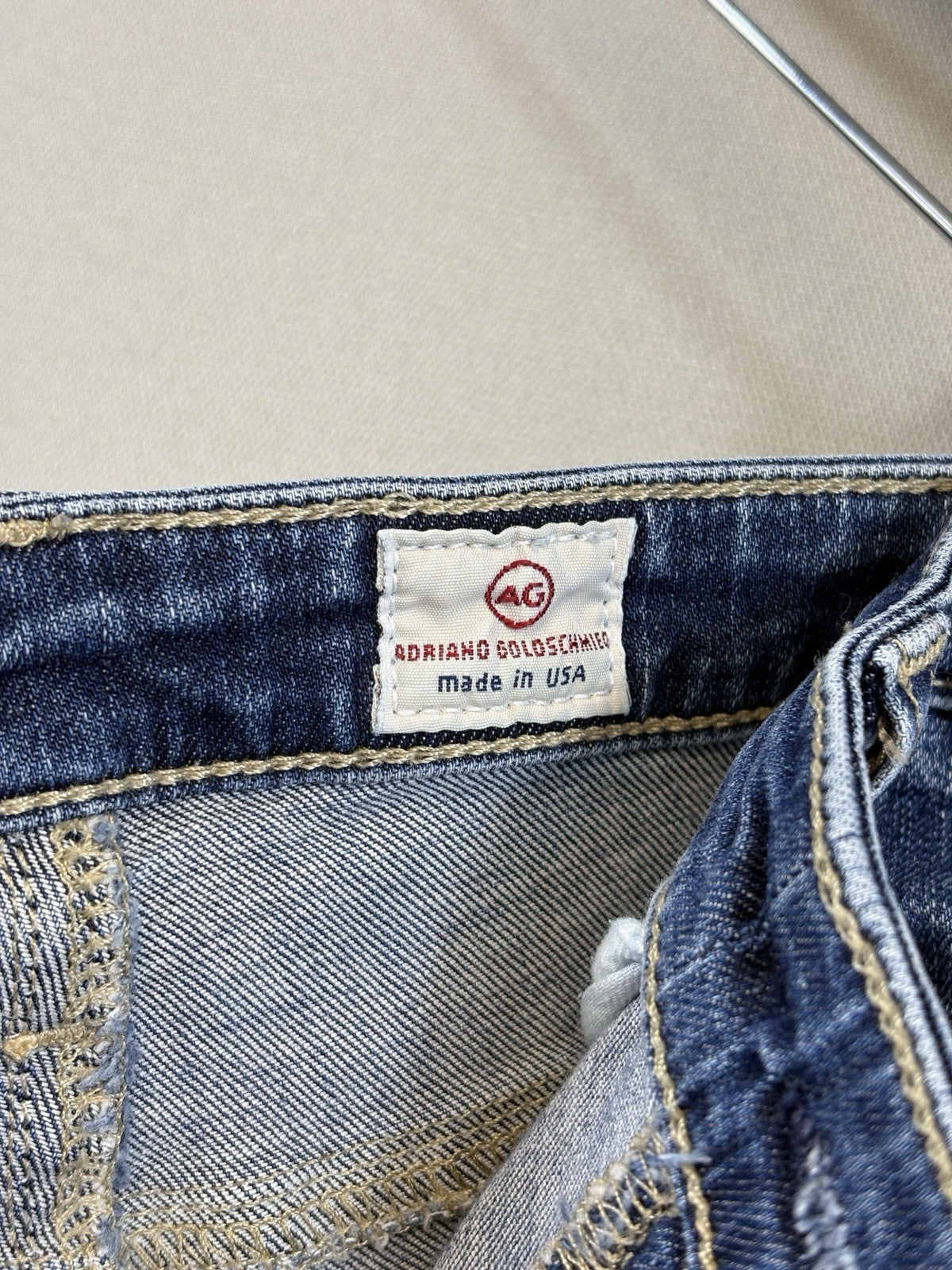 AG Adriano Goldschmied Jeans mens Size 30R Legging Ankle Skinny Blue Denim