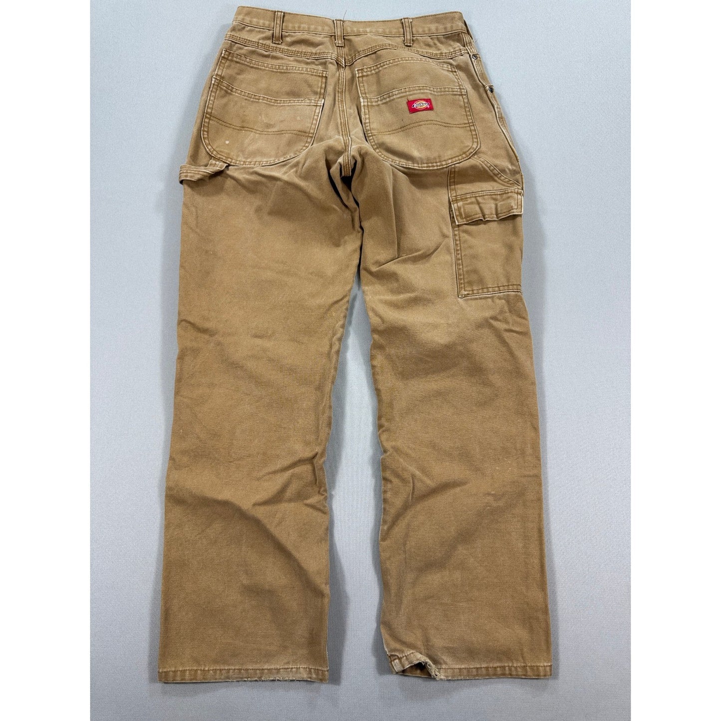 Dickies Double Knee Carpenter Pants mens 32x30 Cargo Khaki Relaxed Fit