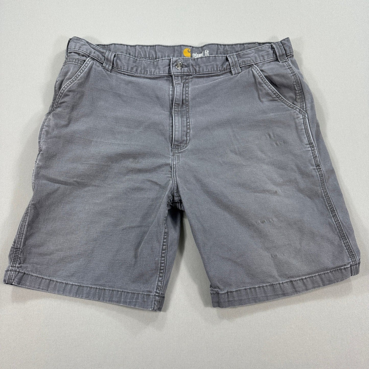 Carhartt 102514-039 Carpenter Shorts Relaced Fit mens Size 42 Gray Workwear