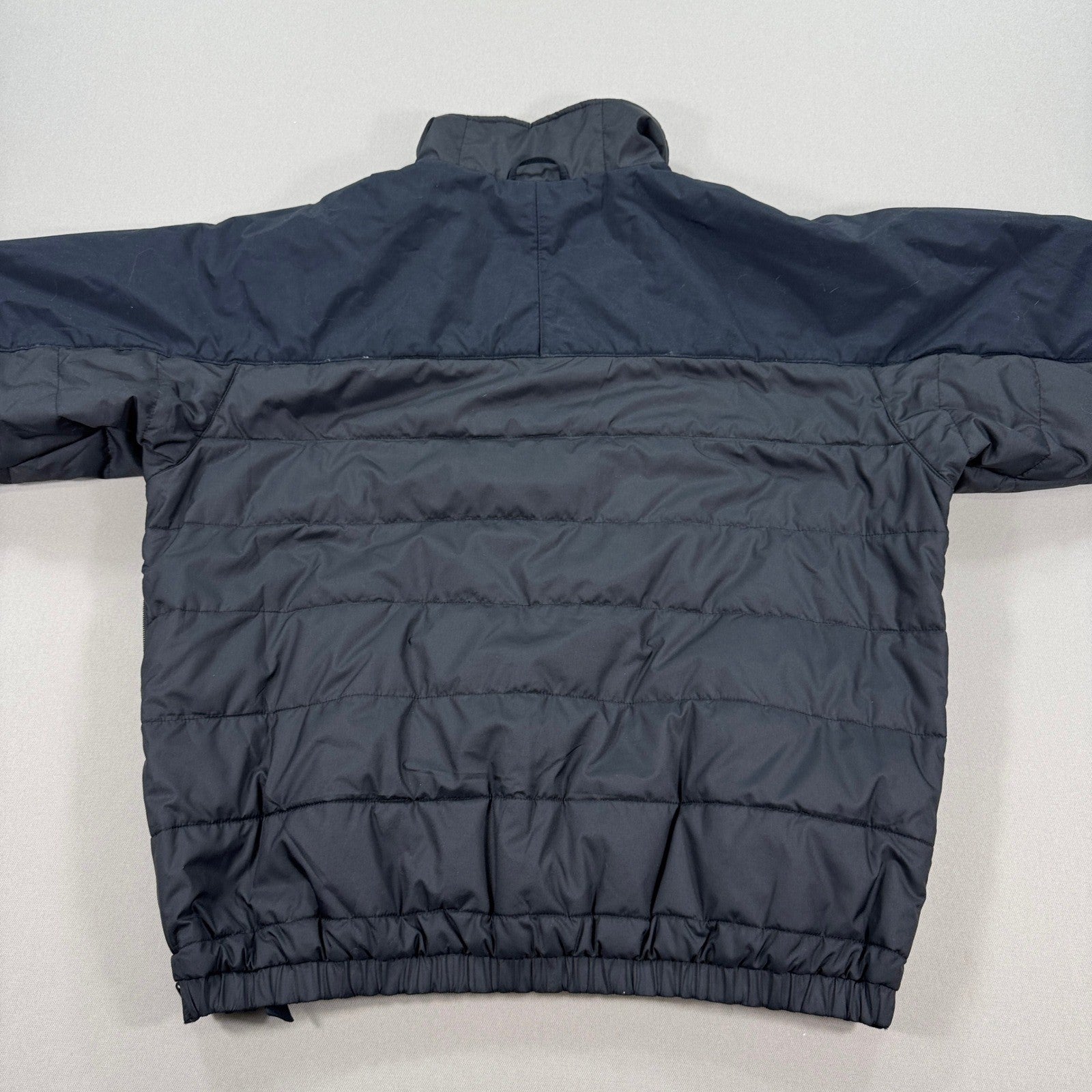 The North Face Ski Jacket Double Layer Coat mens Large Black Side Ventilation