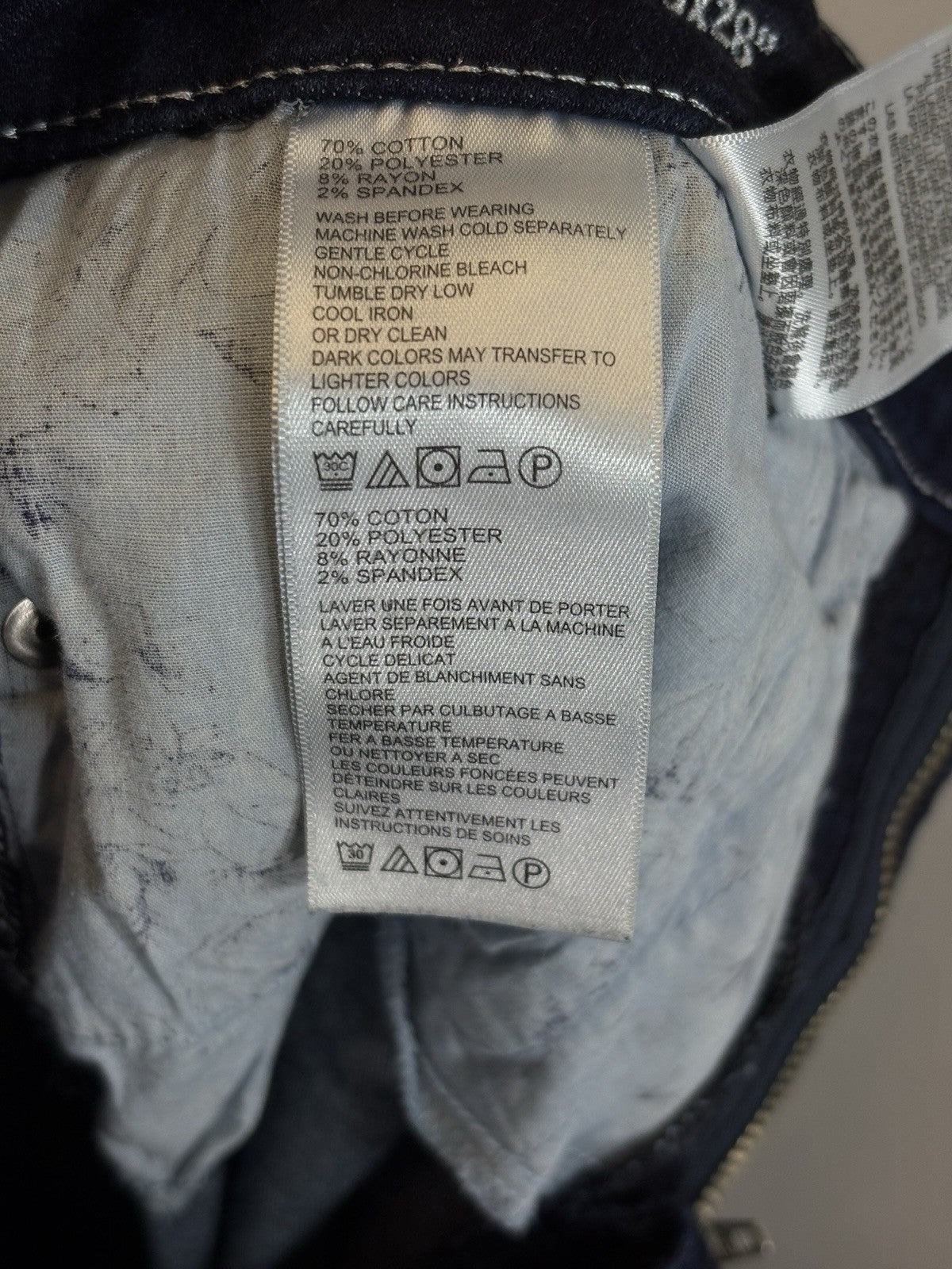 Tommy Bahama Jeans Straight Leg mens 30x28 Dark Blue Denim Dark Wash Stretch