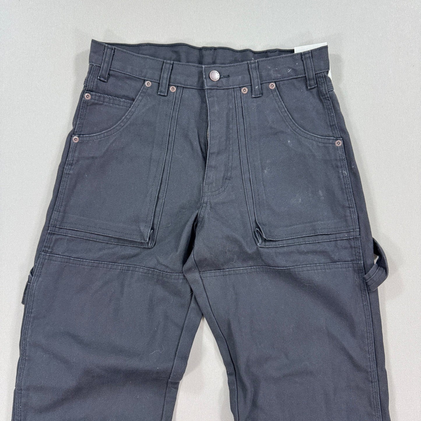 NWT Dickies Logger Pants Relaxed Fit Double Knee Men's 30x30 Black Straight Leg