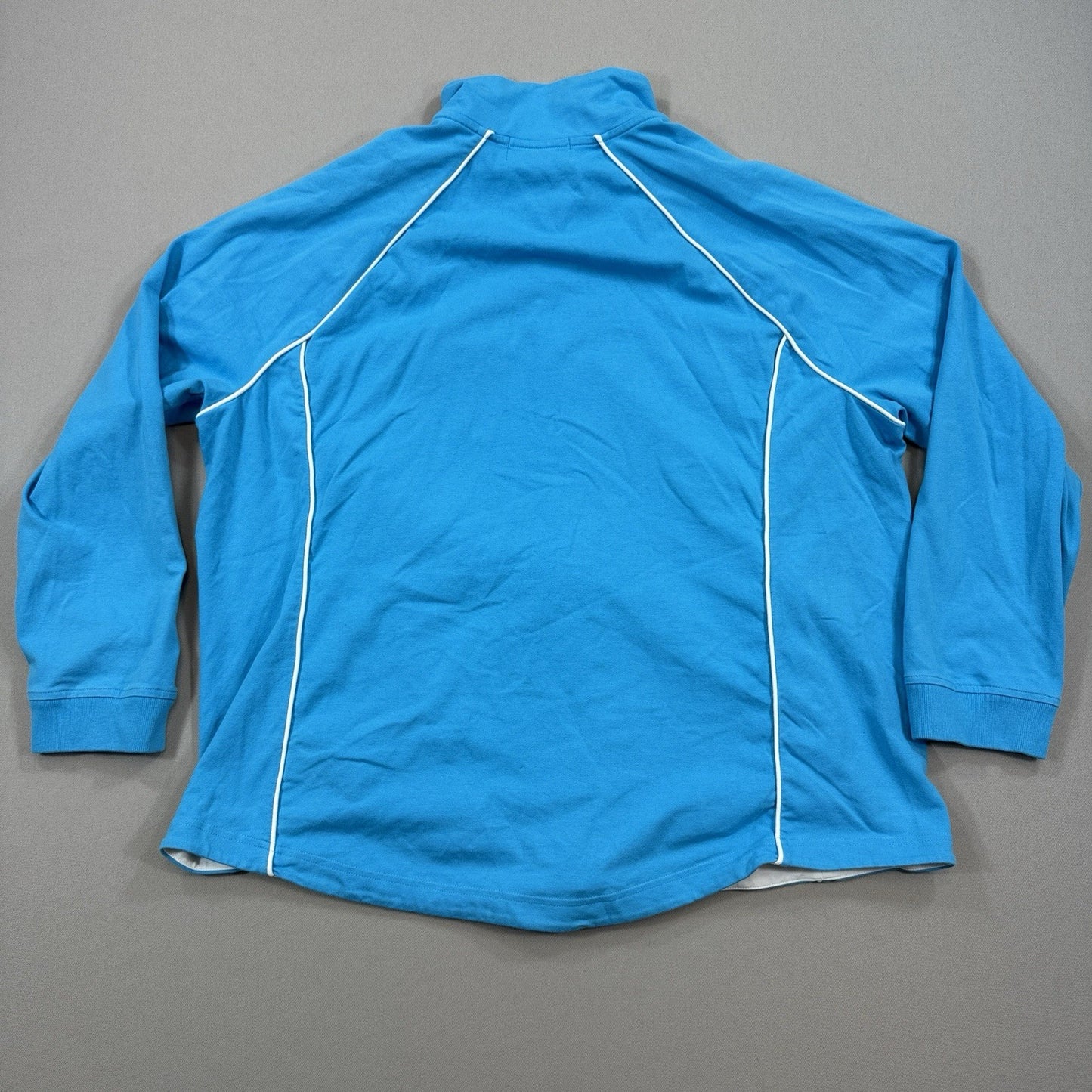 Lauren Ralph Lauren Track Jacket Womens 2X Turquoise Full Zip Activewear Sports