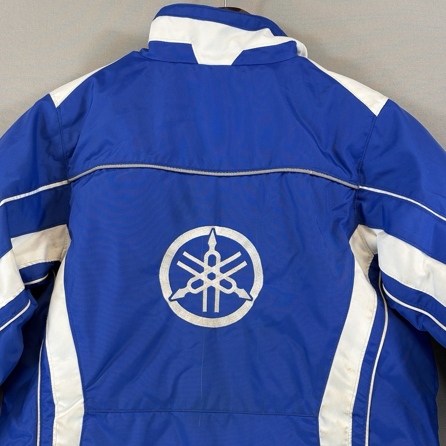 Yamaha Racing Paddock Blue Jacket Button Up Full Zip Youth Medium