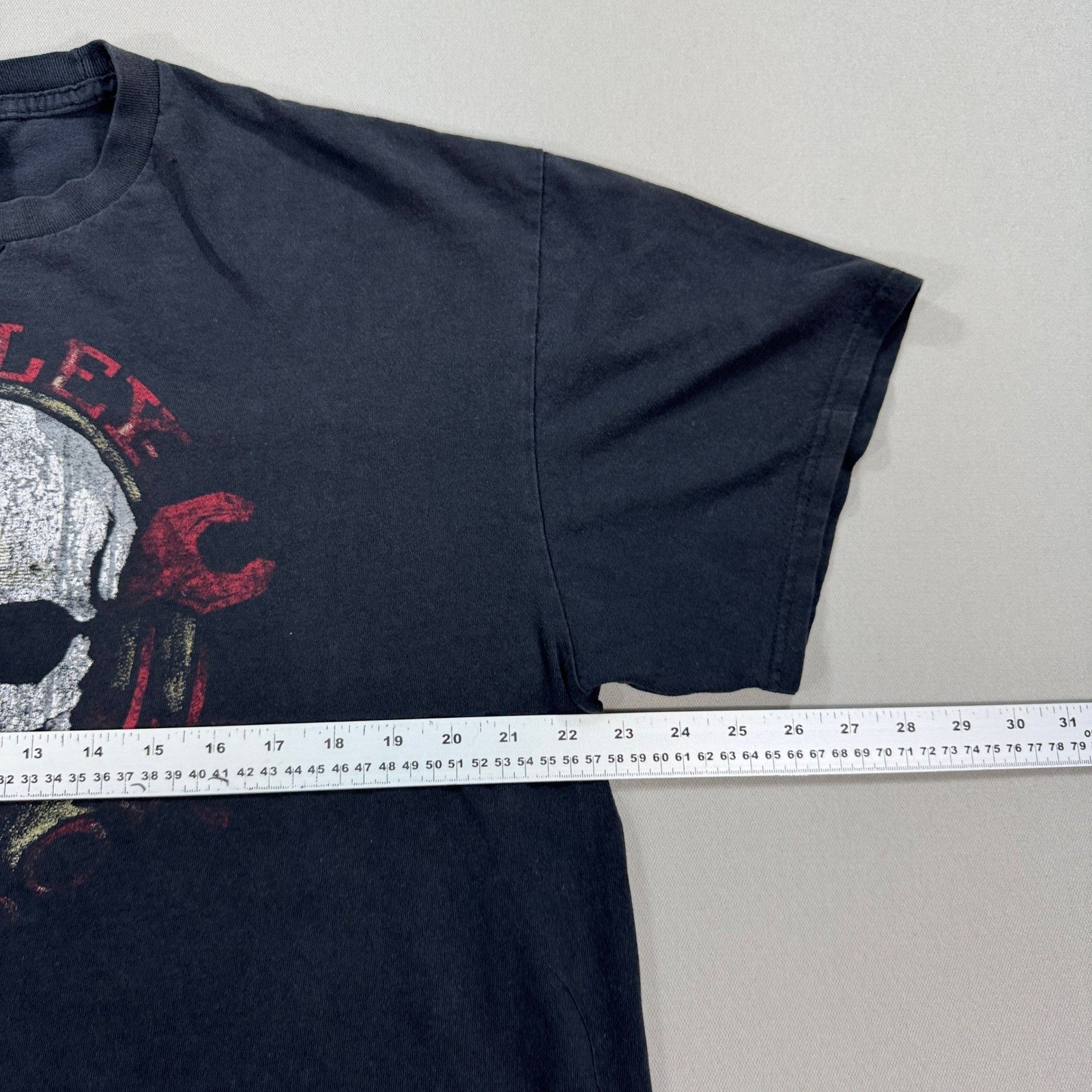 VTG Harley Davidson Graphic Skull T-Shirt mens XL Blackbridge Cambridge RARE