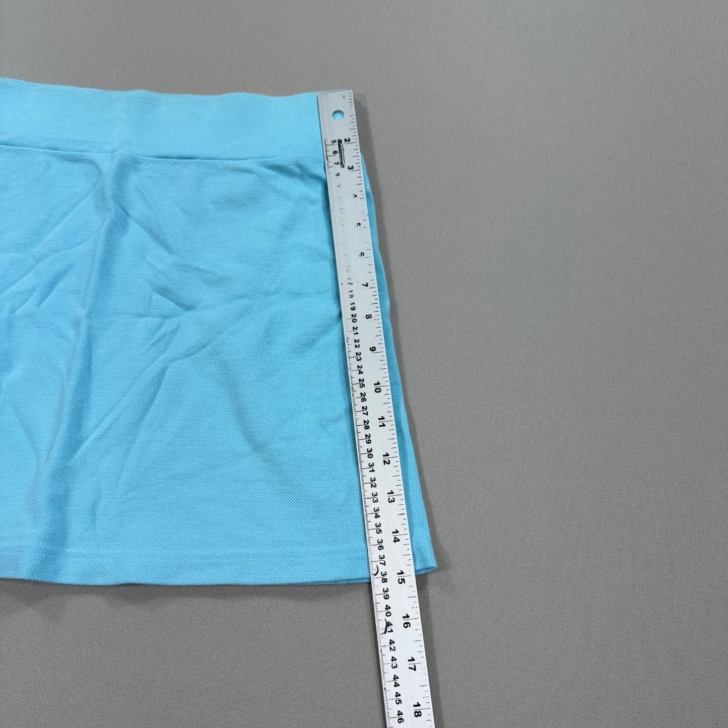 Lacoste Womens Skirt Size 40 Light Blue Cotton Blend Tennis Golf Skirt