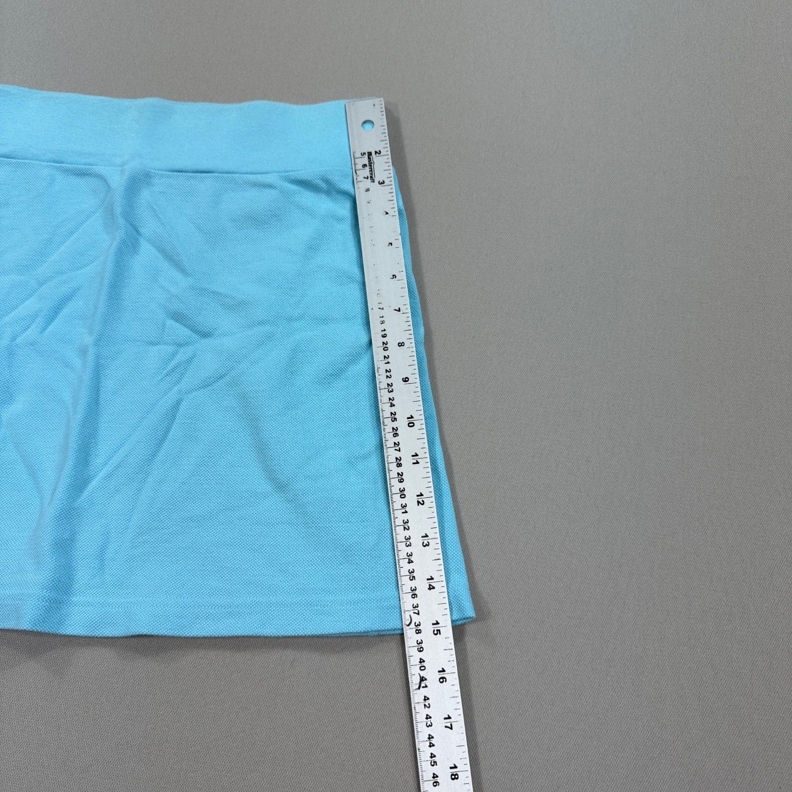 Lacoste Womens Skirt Size 40 Light Blue Cotton Blend Tennis Golf Skirt