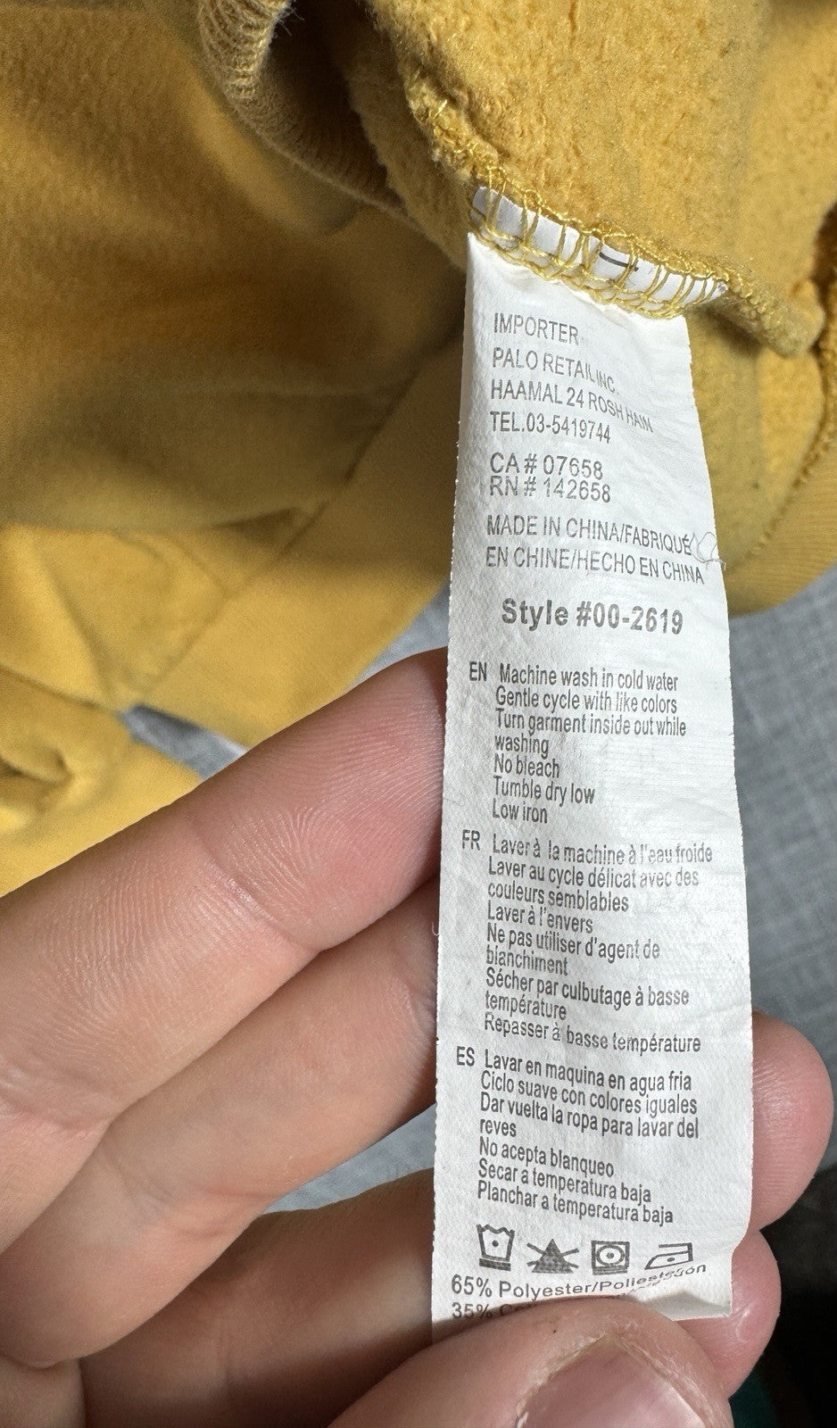 Vintage Ford Mustang Racing mens Pullover Sweater Yellow XL