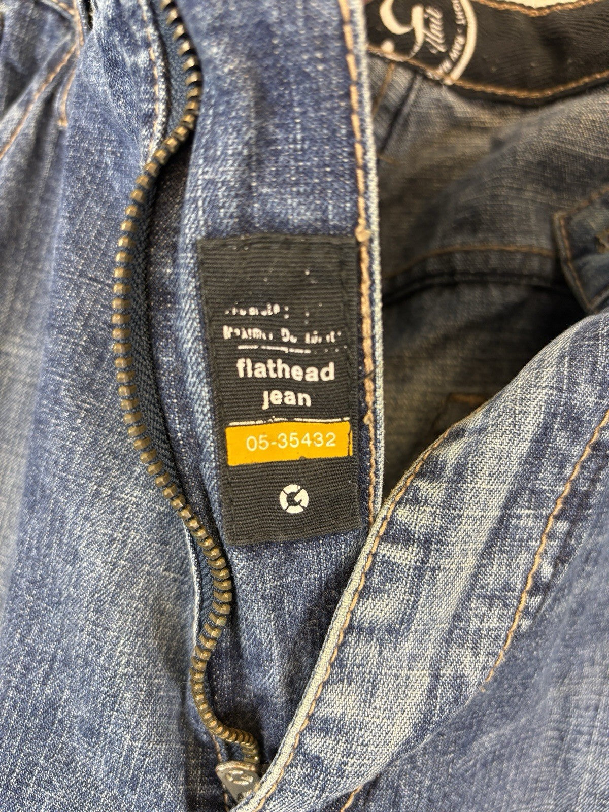 Vintage G-Unit Heavyweight Baggy Blue Denim Jeans Medium Wash Mens Size 40