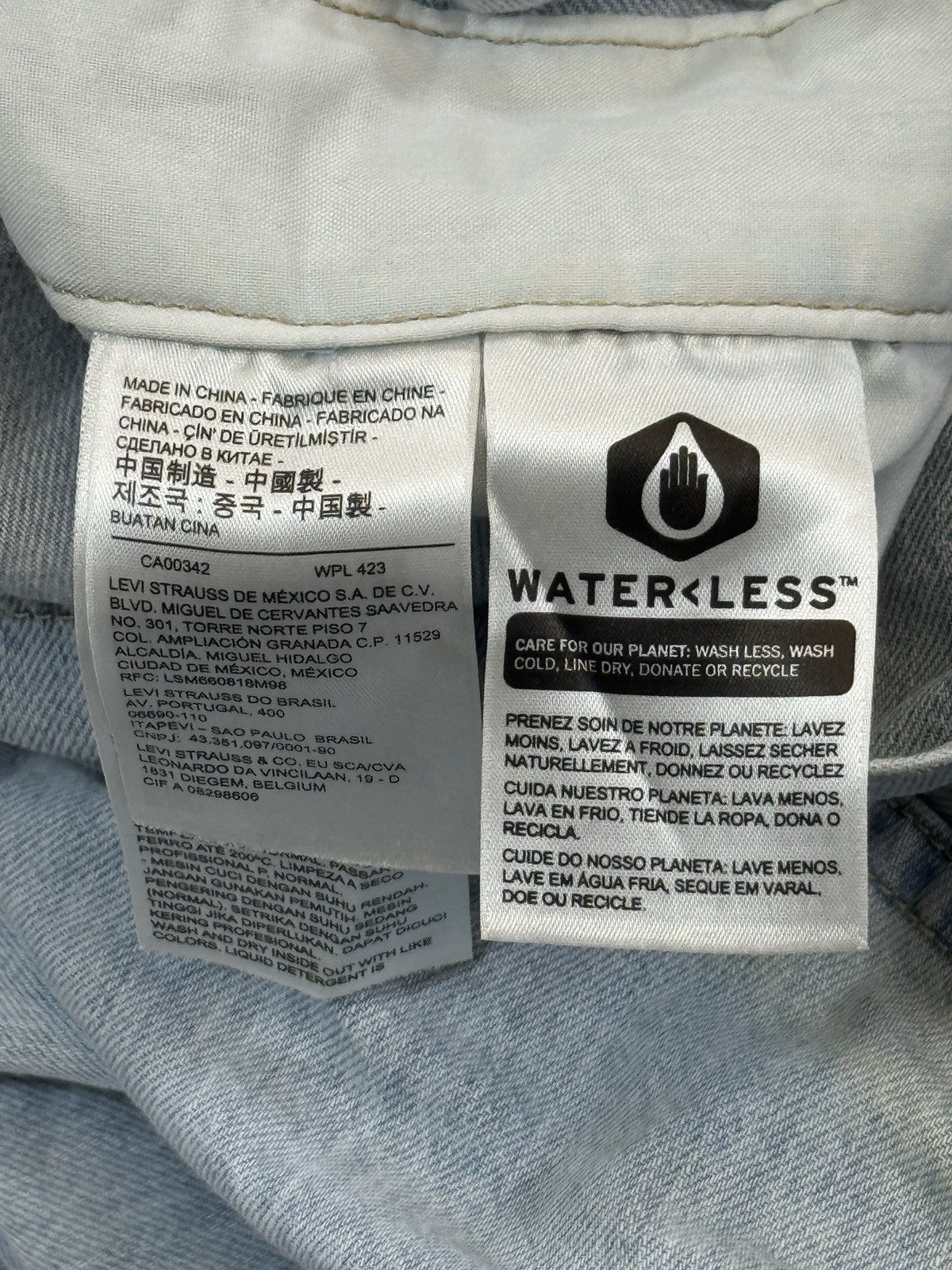 Levi's Iconic Jumpsuit Womens Small Light Wash Denim Coverall Utility Relaxed