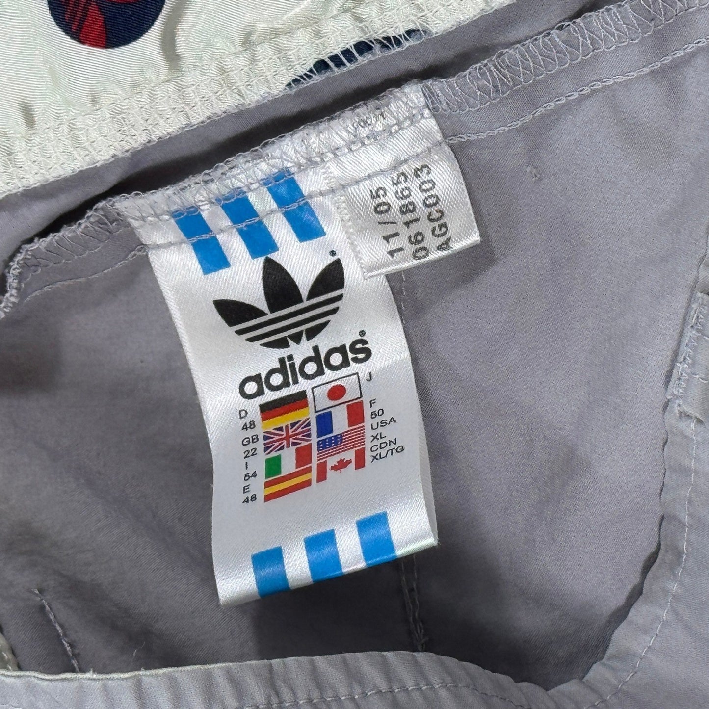 Vintage Adidas High Ribbed Cuffs Pants mens XL Cargo Pockets Y2K