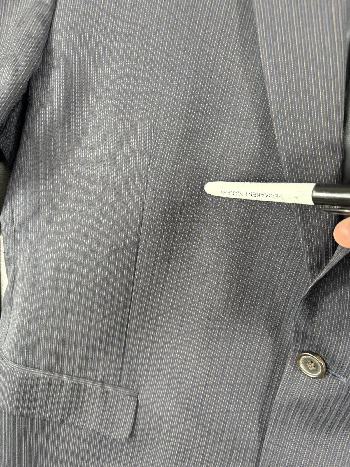 Ralph Lauren Suit Jacket Mens 46 Gray Luxury Formal Blazer Moores