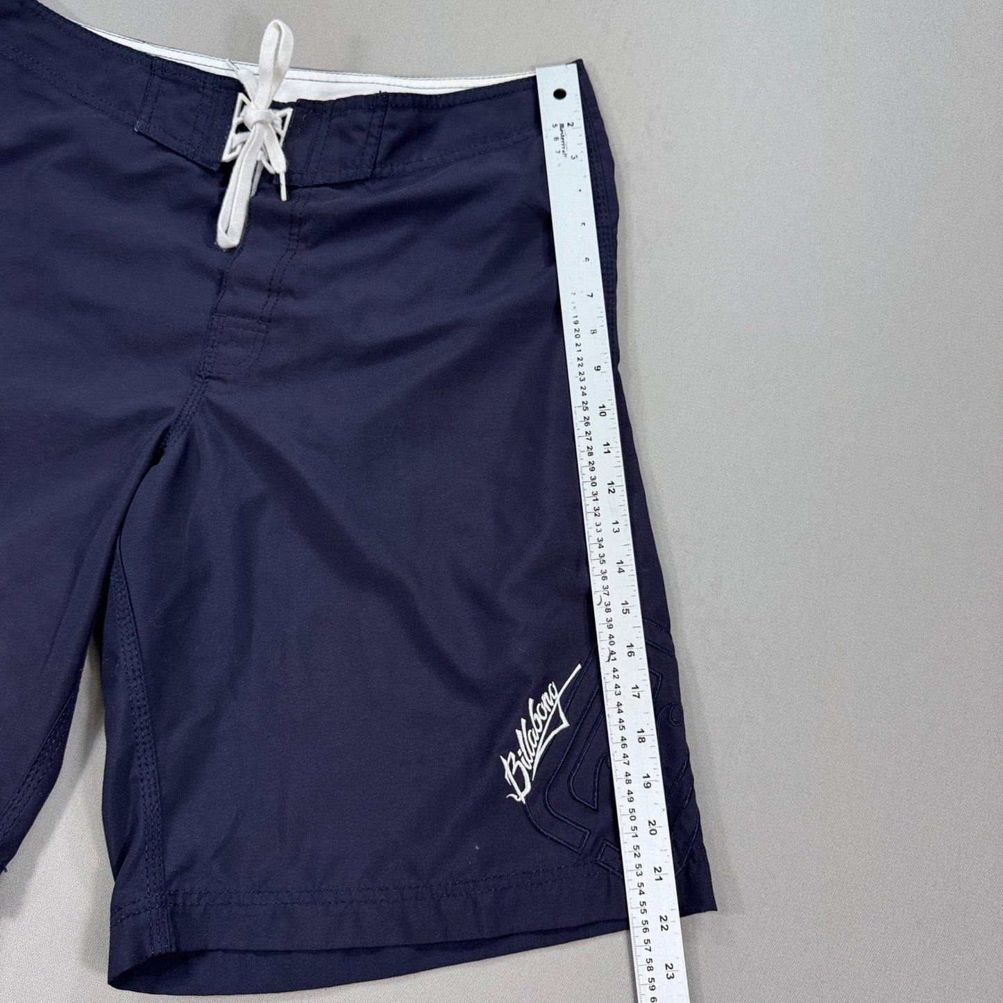 Billabong Board Shorts Platinum mens Size 36 Navy Blue Swim Trunks Beach Surf