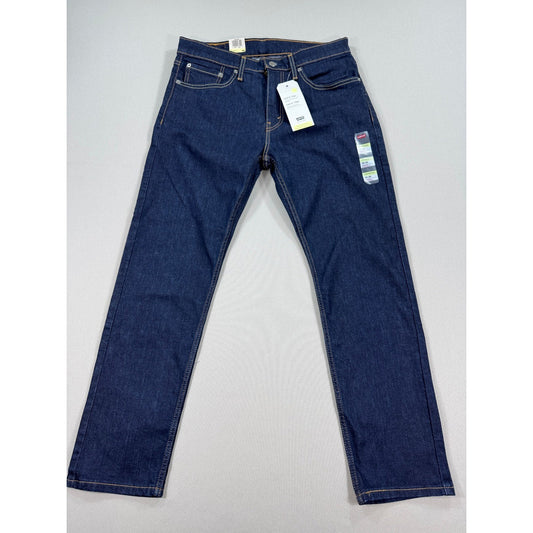 New Levi's 502 Taper Jeans Flex Stretch Dark Wash mens 32x30 Denim