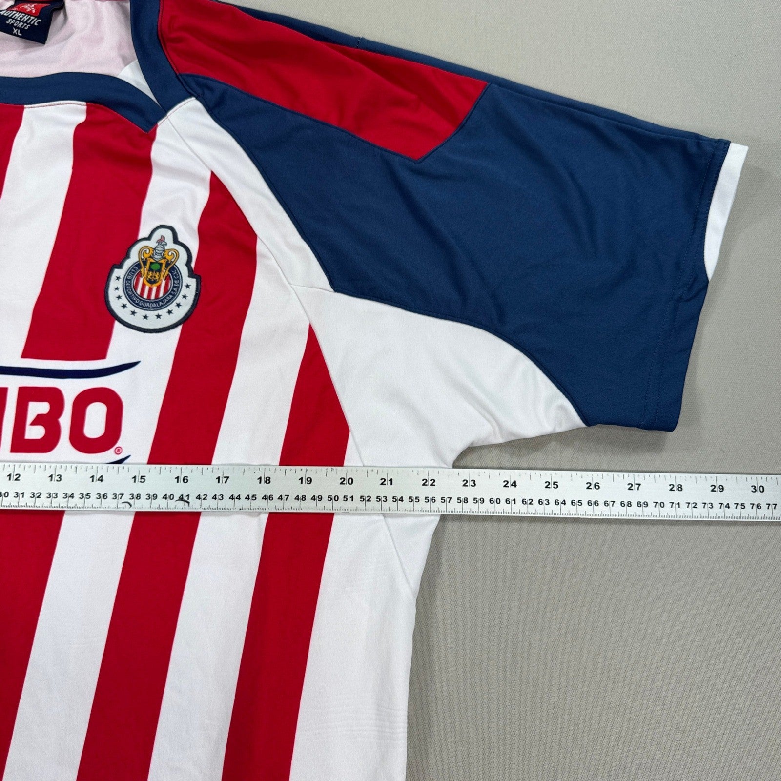 Chivas De Guadalajara 2007-2008 Bimbo Jersey Authentic Sports mens XL