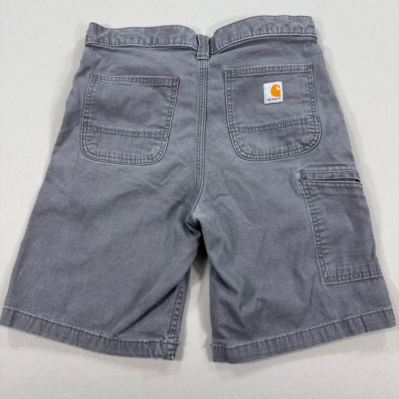 Carhartt Carpenter Shorts Relaxed Fit mens Size 30 Gray Canvas Workwear Casual