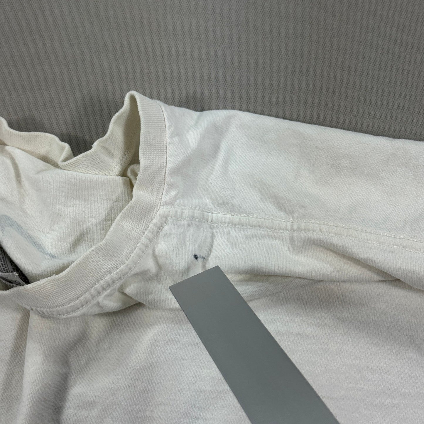 Vintage Nike Essentials T-Shirt mens 2XL White Spell Out Center Swoosh Canada