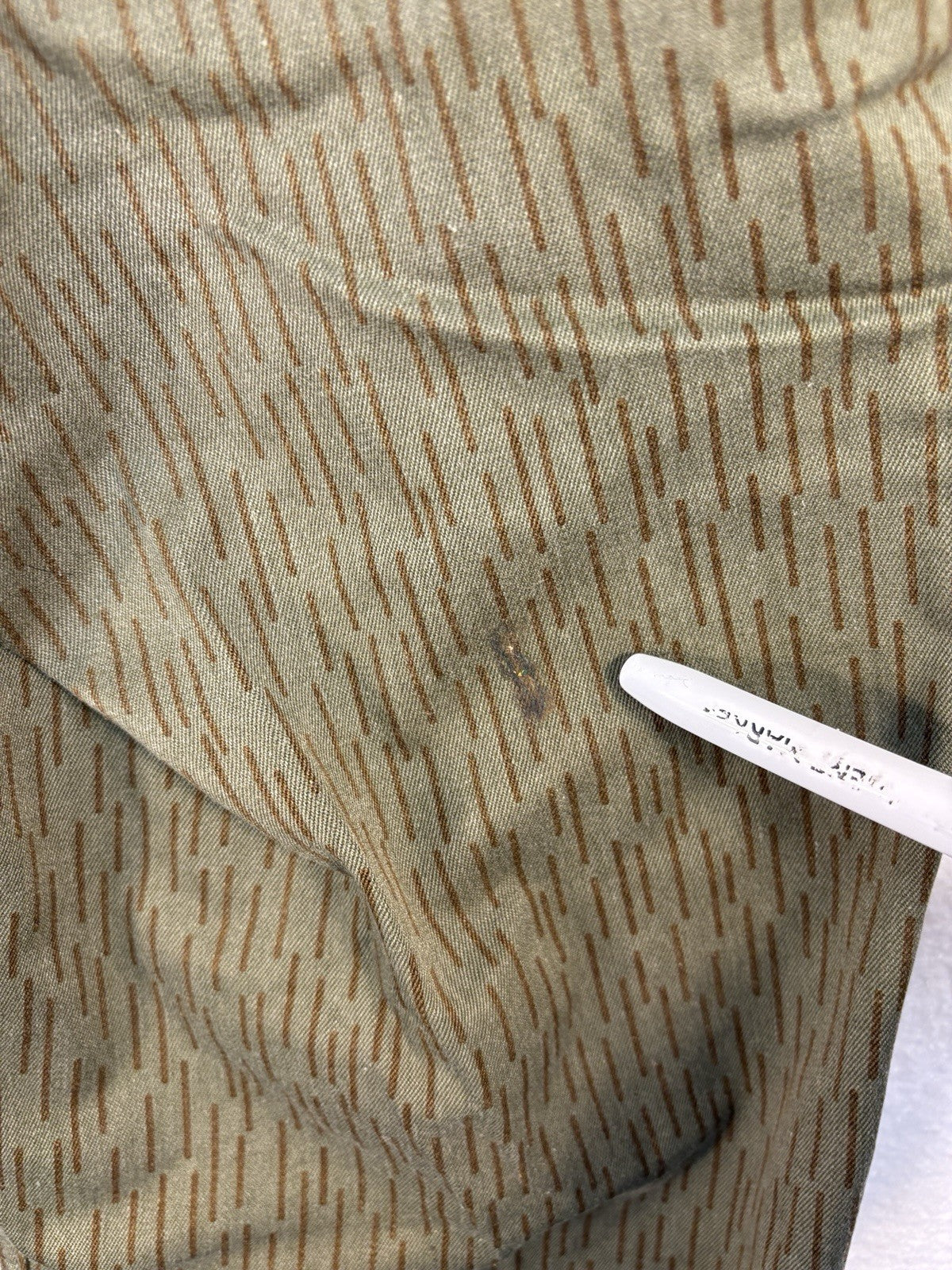 DDR Strichtarn Camo East German Raindrop Army Field Pants  Size L Short Seam