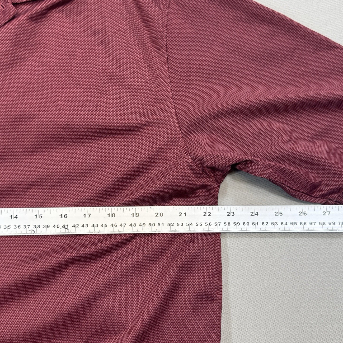 VTG Nike Tiger Woods Collection Shirt Mens XL Burgundy Button Up Performance Y2K