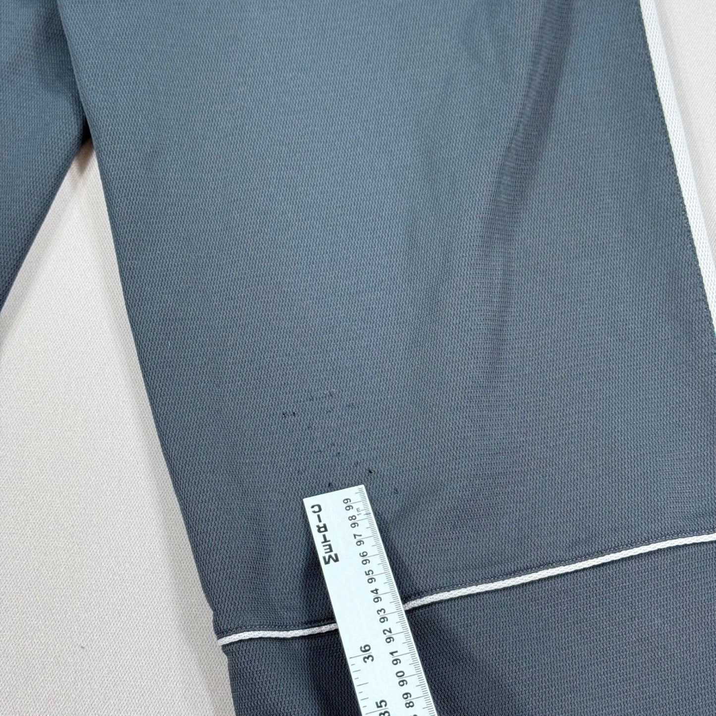 Vintage Nike Gray Track Pants mens XL White Stripe Zipper Hem Jogger Training