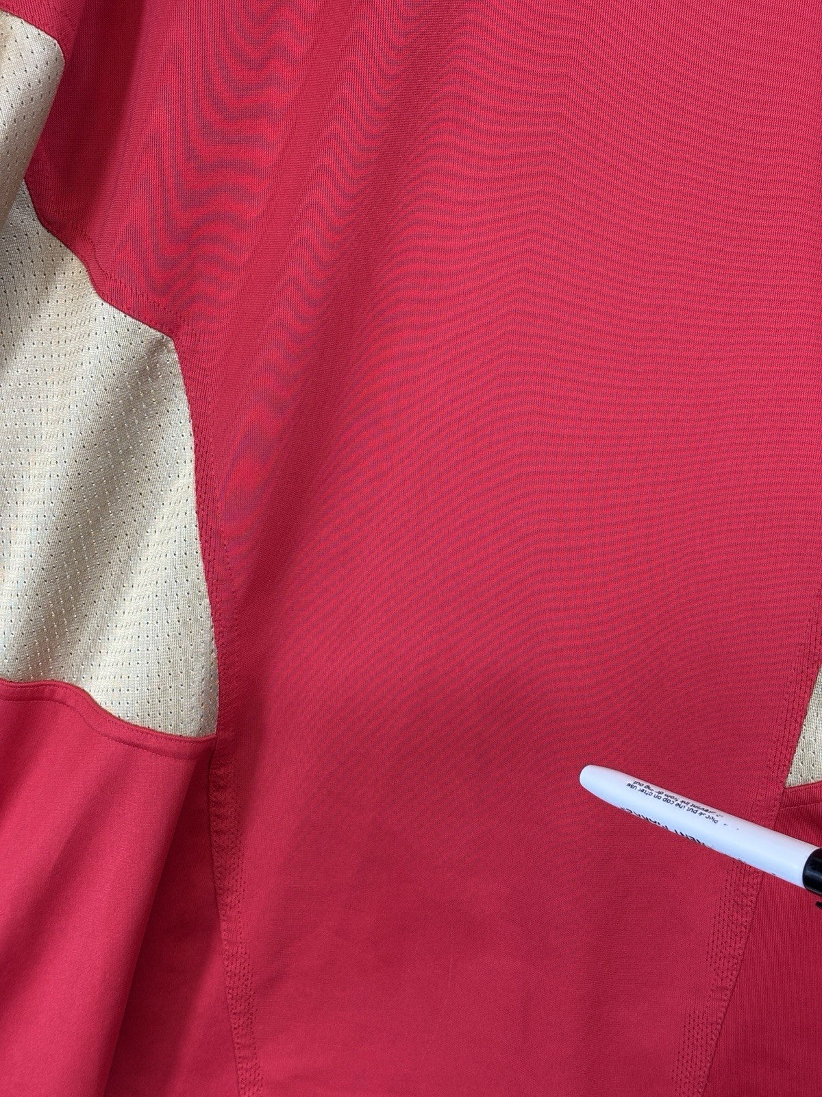 Adidas All Blacks New Zealand Rugby Training Red Jersey Climacool Mens 3XL