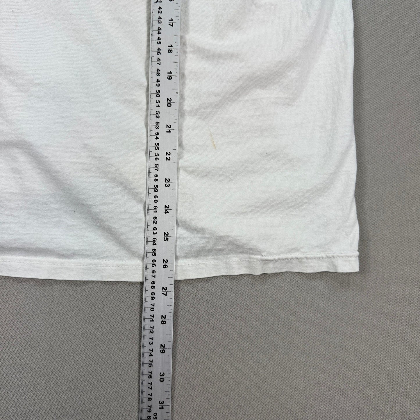 Vintage Nike Essentials T-Shirt mens 2XL White Spell Out Center Swoosh Canada