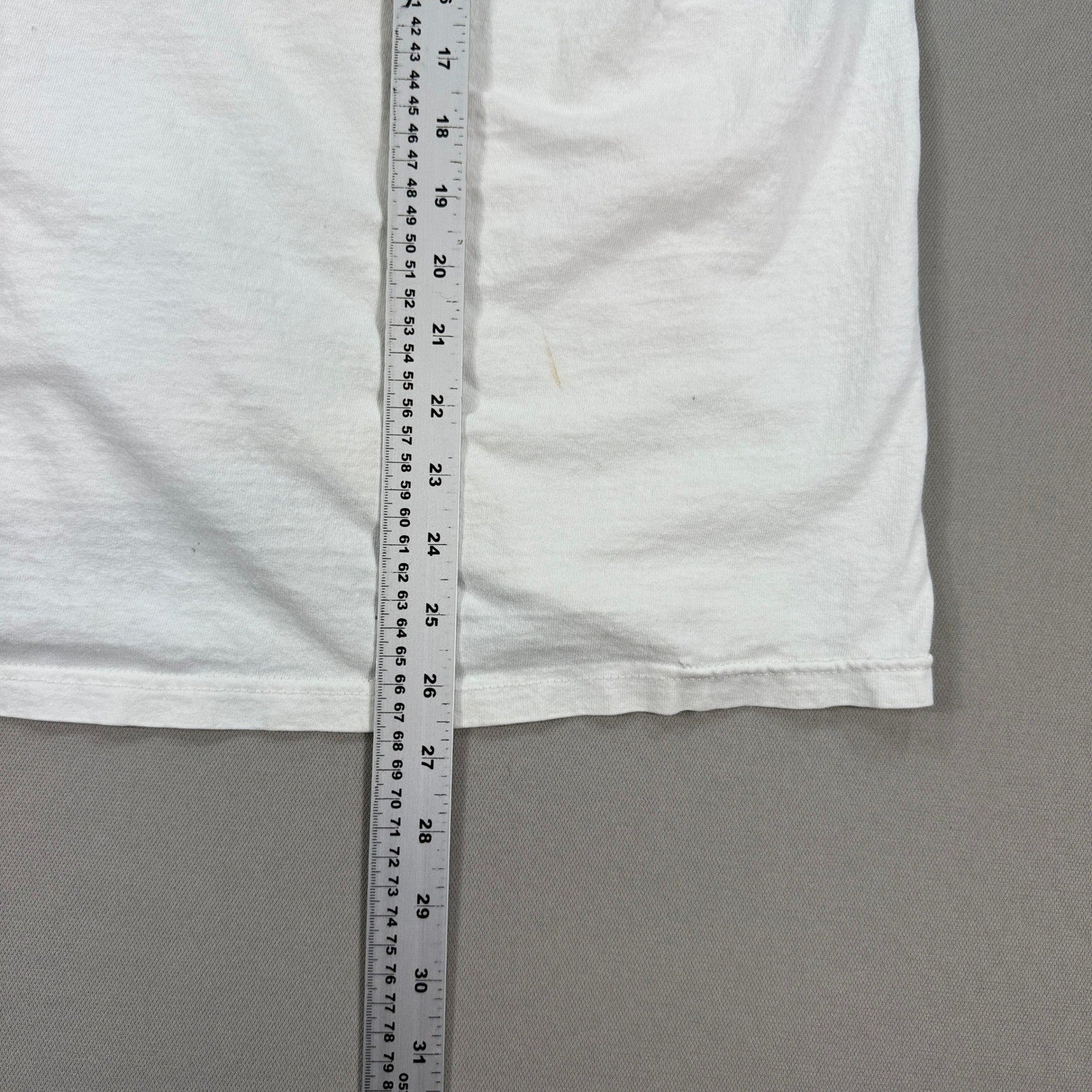 Vintage Nike Essentials T-Shirt mens 2XL White Spell Out Center Swoosh Canada